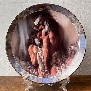 Lee Bogle Awakening Plate #2 in Soul Mates Collection Native American 1995